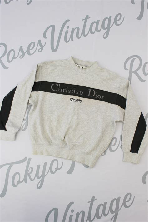 christian dior grey sweatshirt|christian dior sweater for women.